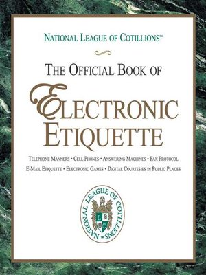 cover image of The Official Book of Electronic Etiquette